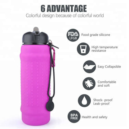 Collapsible Silicone BPA Free Sports Bottle Corporate Gifts Singapore