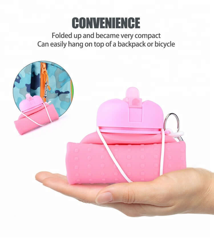 Collapsible Silicone BPA Free Sports Bottle Corporate Gifts Singapore