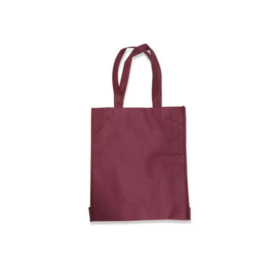A4 Portrait Non-Woven Bag in burgundy color, perfect for corporate gifts and carrying essentials.