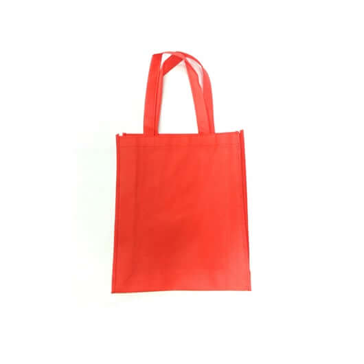 A4 Portrait Non-Woven Bag in vibrant red color, ideal for corporate gifts and eco-friendly solutions.