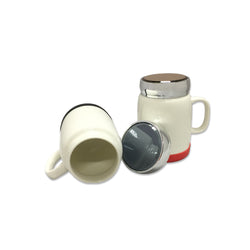 Porcelain Mug with Silver Lid & Silicon Base Corporate Gifts Singapore