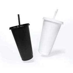 Plastic Tumbler with cover & straw Corporate Gifts Singapore