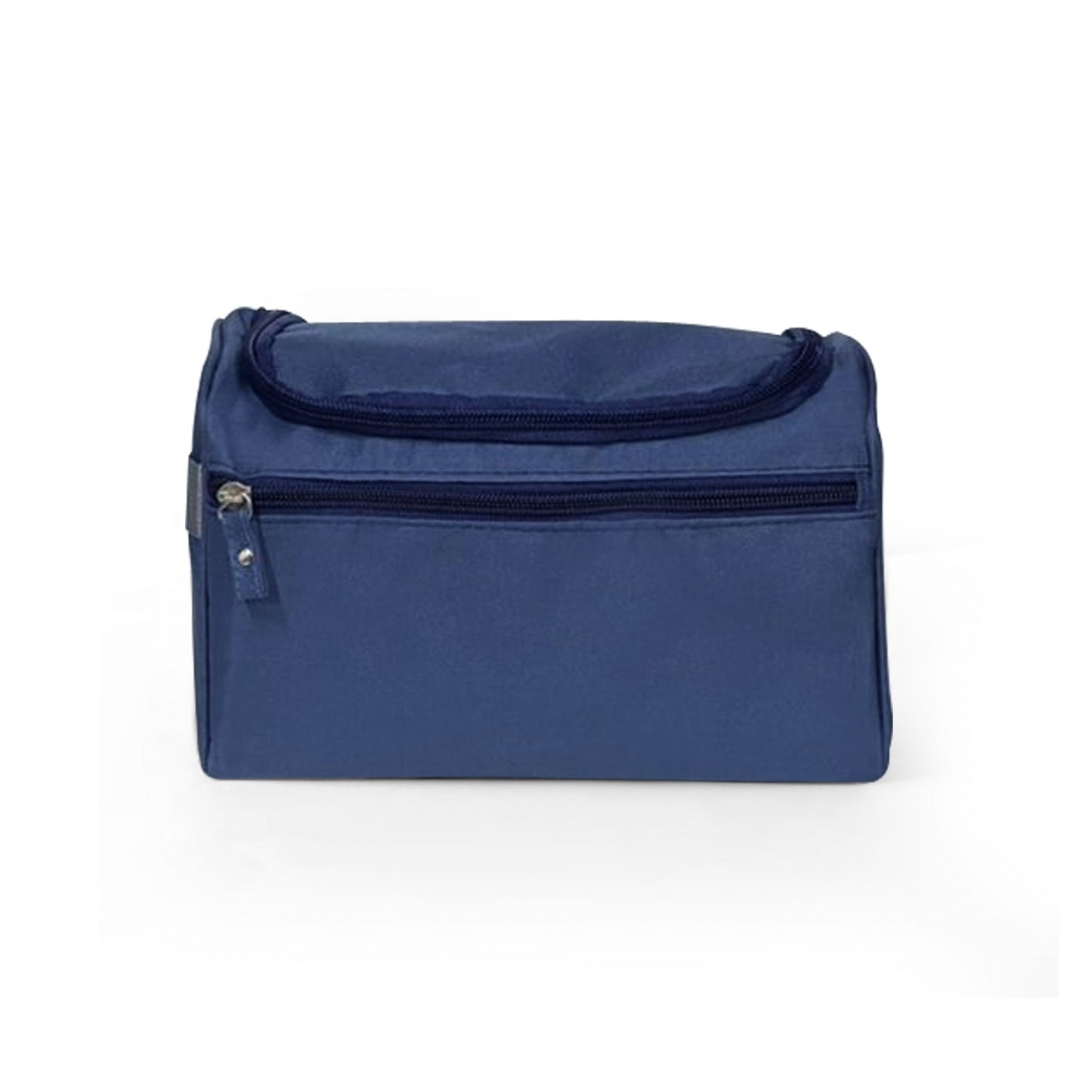 Cosmetic and Travel Pouch in navy blue, stylish and functional for beauty and travel essentials.