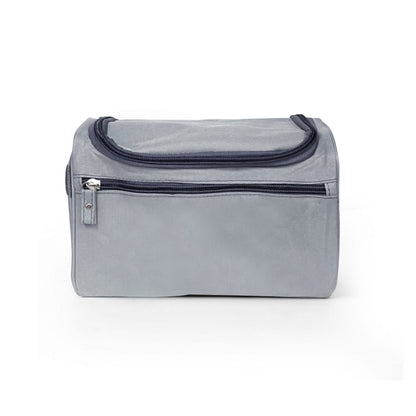 Cosmetic and Travel Pouch in grey, perfect for travel and beauty needs, compact and stylish corporate gift.