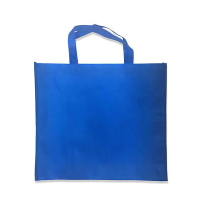 Large Non-Woven Bag (45cm x 39cm x 8cm) in bright blue, perfect for everyday use and corporate gifting.
