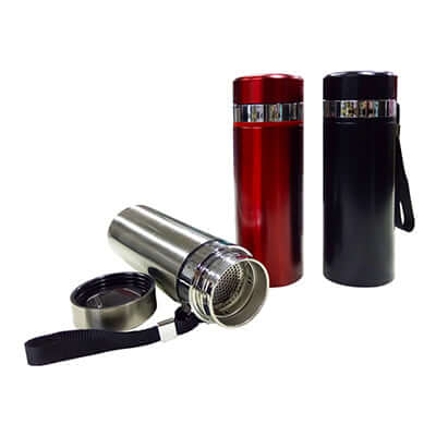Stainless Steel Tumbler with Filter and Hand Strap Corporate Gifts Singapore