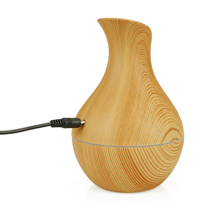 Wooden Vase-Shape Ultrasonic Aroma Diffuser Corporate Gifts Singapore
