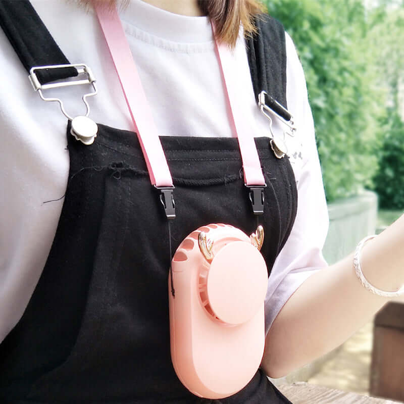 Hands Free Neckband Rechargeable Fan Corporate Gifts Singapore