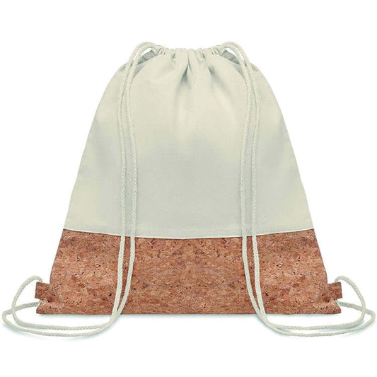 Eco-Friendly Cotton and Cork Drawstring Bag Corporate Gifts Singapore