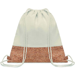 Eco-Friendly Cotton and Cork Drawstring Bag Corporate Gifts Singapore