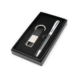 PU leather Keychain with Pen Gift Set Corporate Gifts Singapore