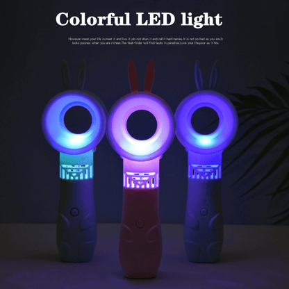 Mini Bladeless Hand Held Fan with LED light Corporate Gifts Singapore
