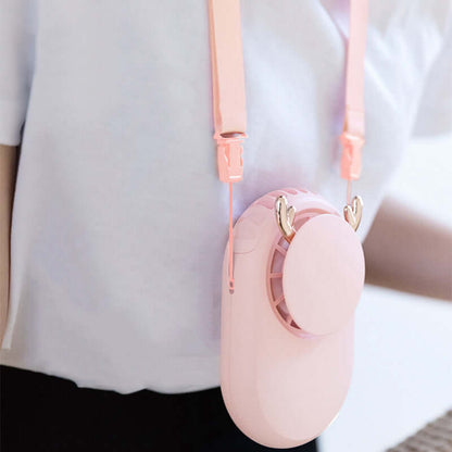 Hands Free Neckband Rechargeable Fan Corporate Gifts Singapore