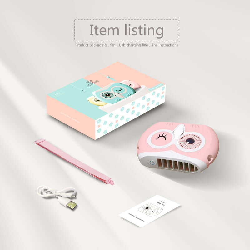 Mini Portable Neck Fan with USB Charging Corporate Gifts Singapore