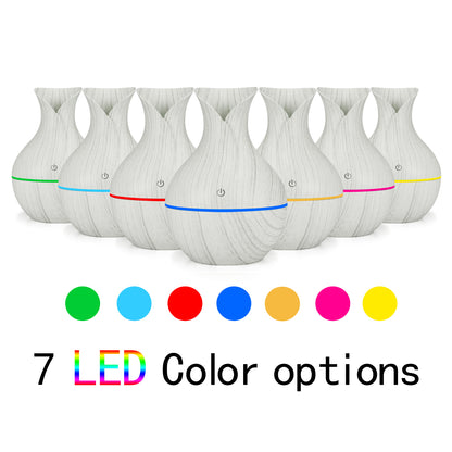 Wooden Vase-Shape Ultrasonic Aroma Diffuser Corporate Gifts Singapore