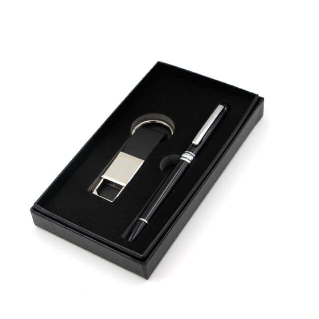 PU leather Keychain with Pen Gift Set Corporate Gifts Singapore