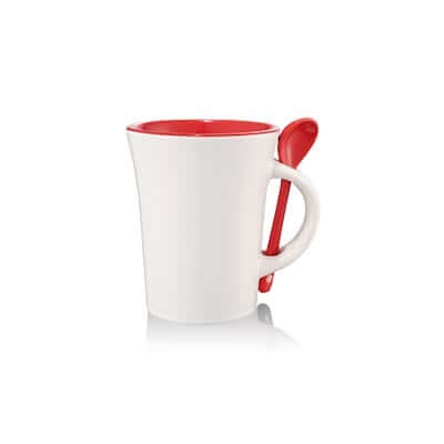 10oz Ceramic Mug with Spoon Corporate Gifts Singapore