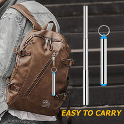 Portable Stainless Steel Eco Friendly Telescopic Traveling Drinking Straw Corporate Gifts Singapore