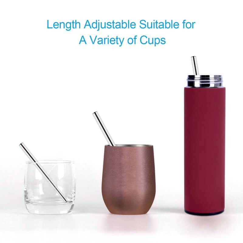 Portable Stainless Steel Eco Friendly Telescopic Traveling Drinking Straw Corporate Gifts Singapore