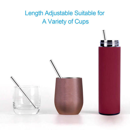 Portable Stainless Steel Eco Friendly Telescopic Traveling Drinking Straw Corporate Gifts Singapore