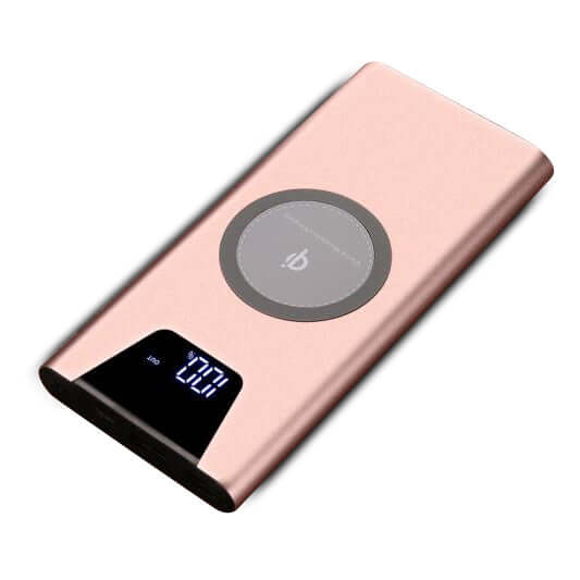 Aluminium 10000mAh Qi Wireless Power Bank Corporate Gifts Singapore