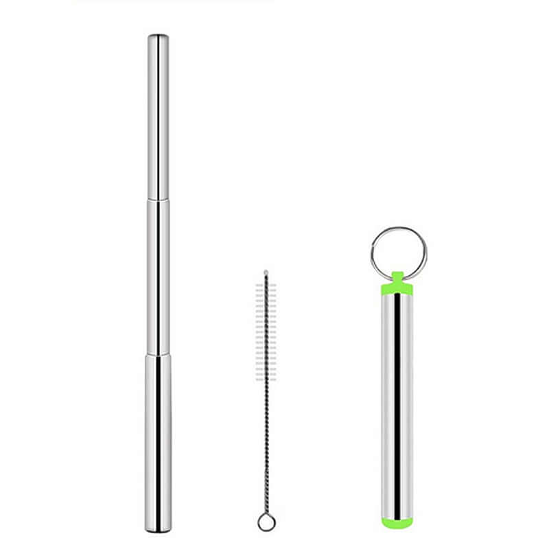 Portable Stainless Steel Eco Friendly Telescopic Traveling Drinking Straw Corporate Gifts Singapore
