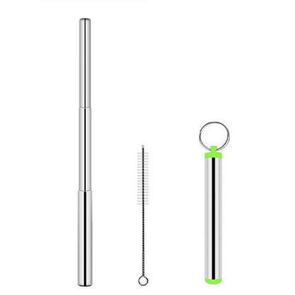 Portable Stainless Steel Eco Friendly Telescopic Traveling Drinking Straw Corporate Gifts Singapore