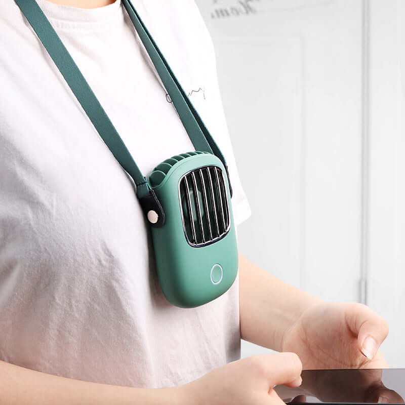 Mini Outdoor USB Charging Neck Fan Corporate Gifts Singapore