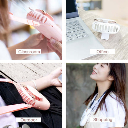 Hands Free Neckband Rechargeable Fan Corporate Gifts Singapore