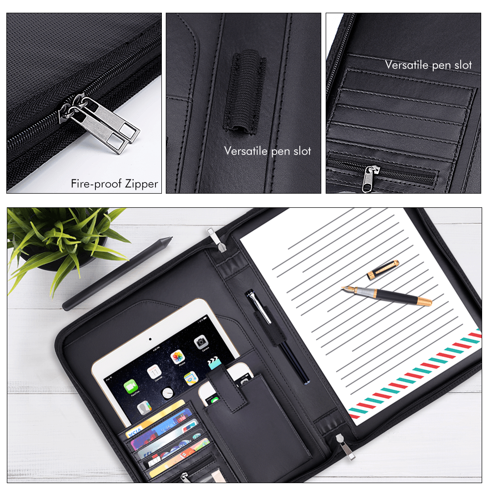 A4 Zipper Portfolio with Tablet Pocket Corporate Gifts Singapore