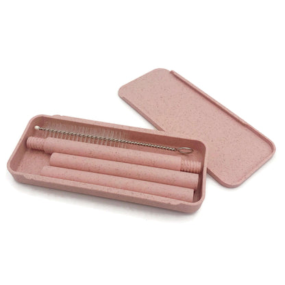 Recycle Drink Straw with Cleaning Brush Corporate Gifts Singapore