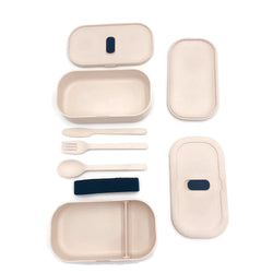 Eco-Friendly Bamboo 2-Tier Lunch Box with Cutlery Set Corporate Gifts Singapore