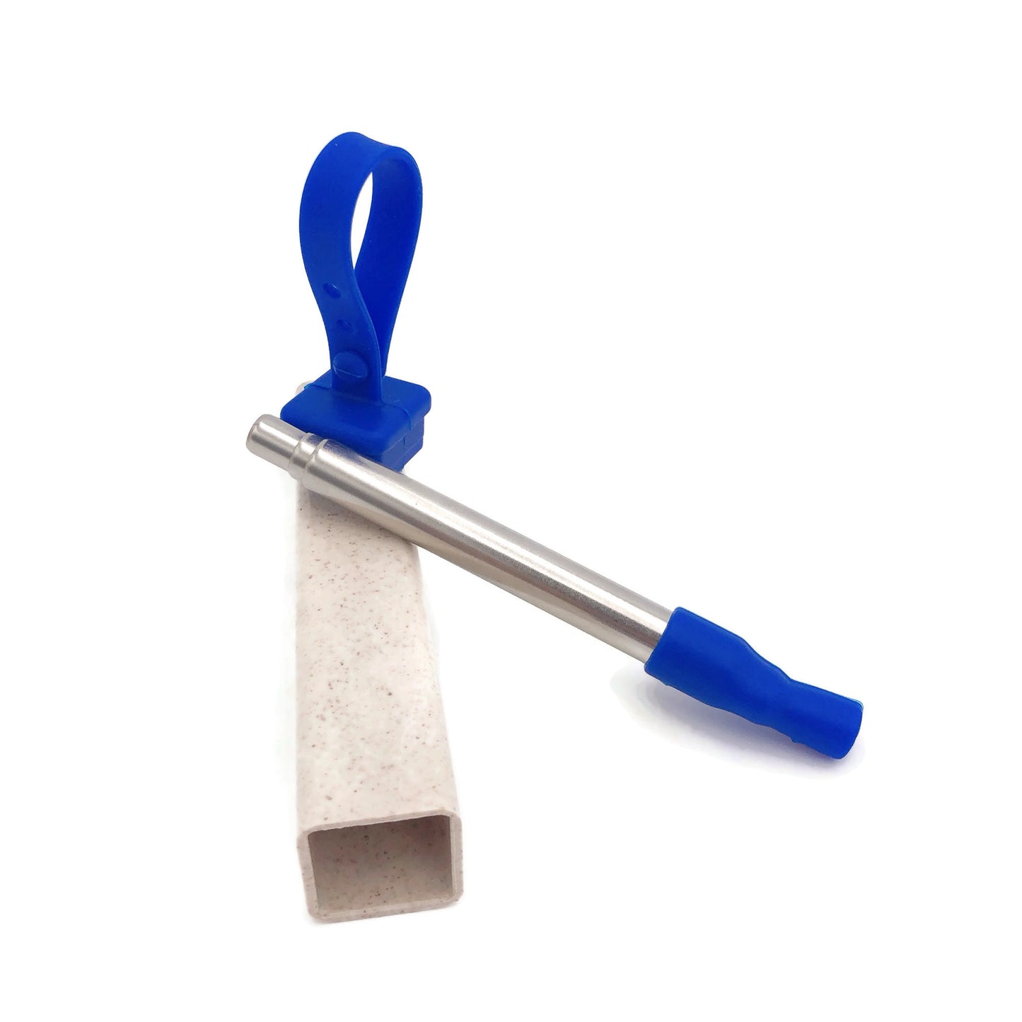 Portable Metal Straw in Eco-Friendly Wheat Straw Casing Corporate Gifts Singapore