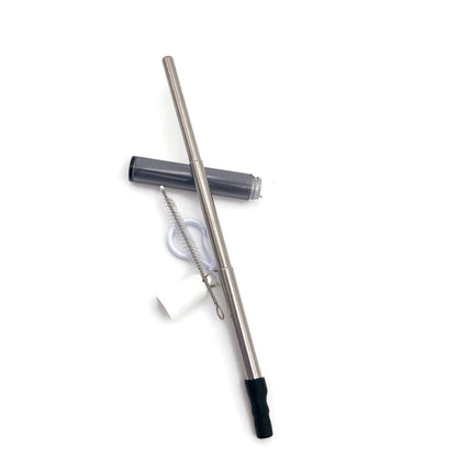 Collapsible Metal Straw in Plastic Cylinder Container Corporate Gifts Singapore