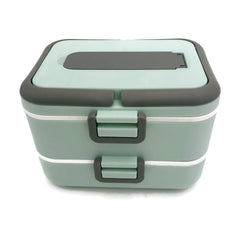 Easy Lock Double Layer Lunch Box with Spoon Corporate Gifts Singapore