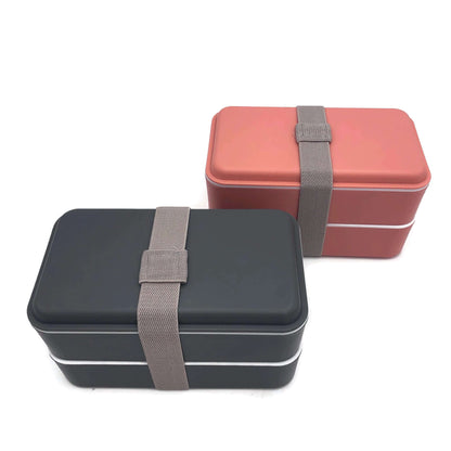 Double Layer Lunch Box with Rubber Tie Corporate Gifts Singapore