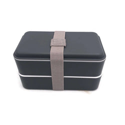 Double Layer Lunch Box with Rubber Tie Corporate Gifts Singapore