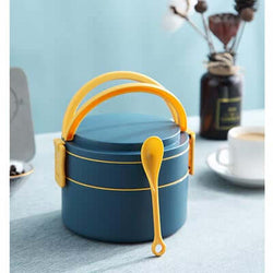 BPA-Free Double Layer Lunch Box with Spoon Corporate Gifts Singapore