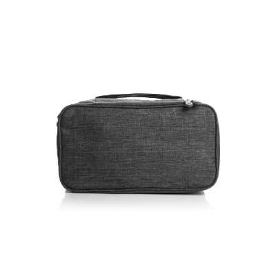 Travel Storage Bag in sleek black design, perfect for organizing travel essentials and as a stylish corporate gift.