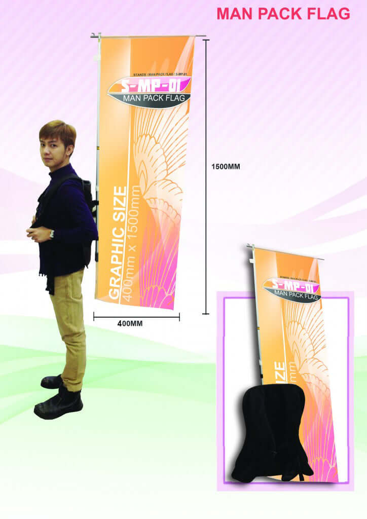 Man Pack Flag Banner Corporate Gifts Singapore