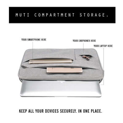 Multi Zip Padded Laptop Sleeve Corporate Gifts Singapore