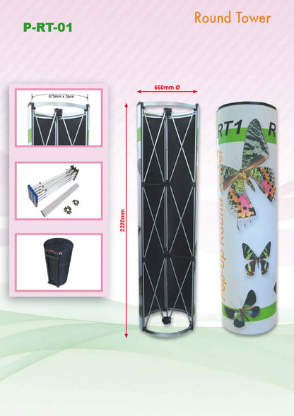 Pop Up Exhibition Round Tower Corporate Gifts Singapore