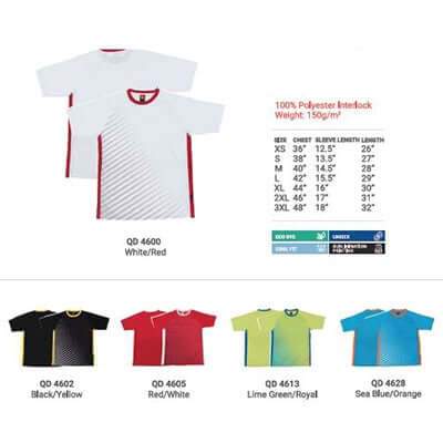 Contrast Quick Dry Round Neck T-Shirt Corporate Gifts Singapore