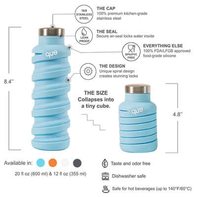 Que Collapsible Bottle Corporate Gifts Singapore