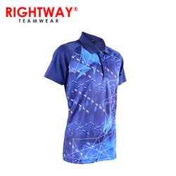 Rightway MOF 31 Neon-Tech Abstract Sublimation Polo T-Shirt Corporate Gifts Singapore