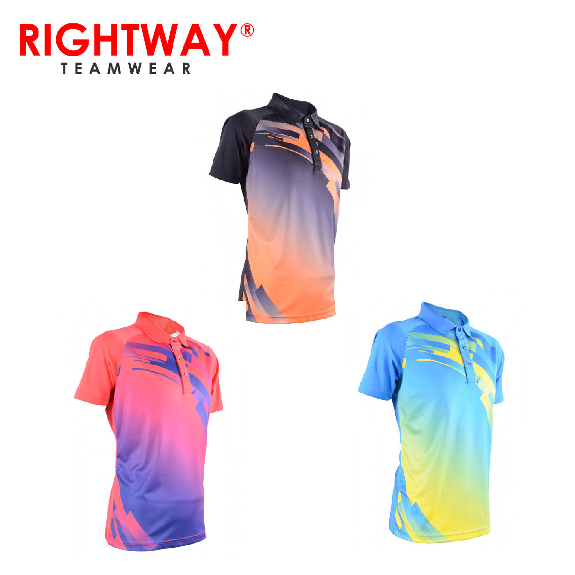 Rightway MOF 36 Neon-Tech Time Lapse Collared Polo T-Shirt Corporate Gifts Singapore