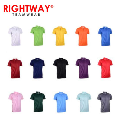 Rightway QDP 53 Basic Polo T-Shirt in various colors for corporate gifts and casual wear.