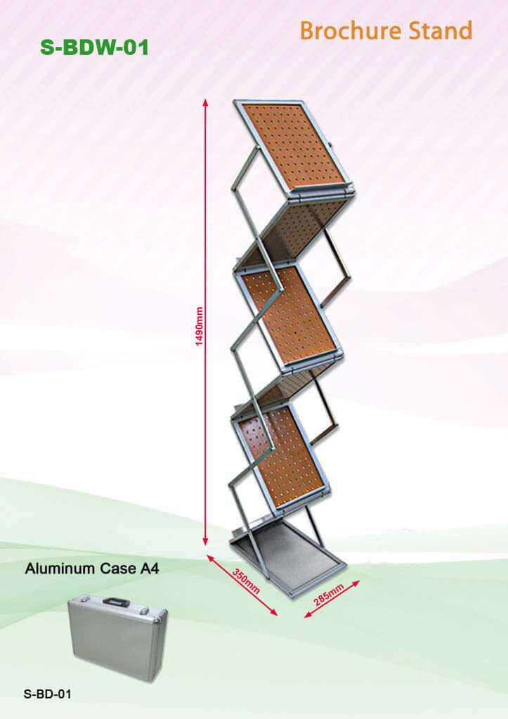 Wooden Brochure Stand Corporate Gifts Singapore