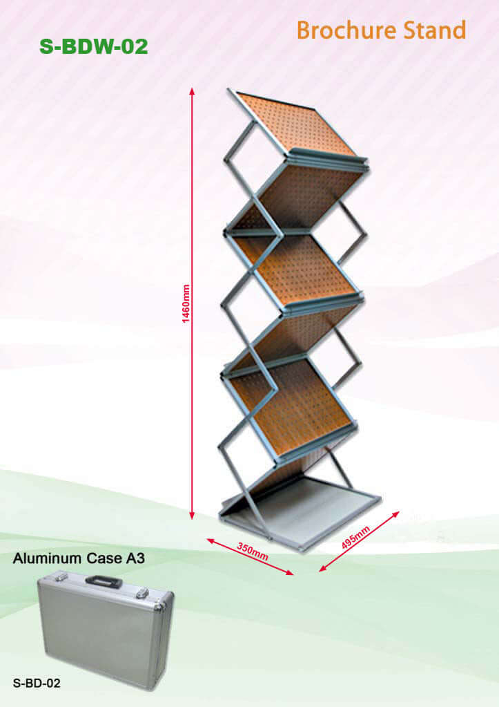 Wooden Brochure Stand Corporate Gifts Singapore
