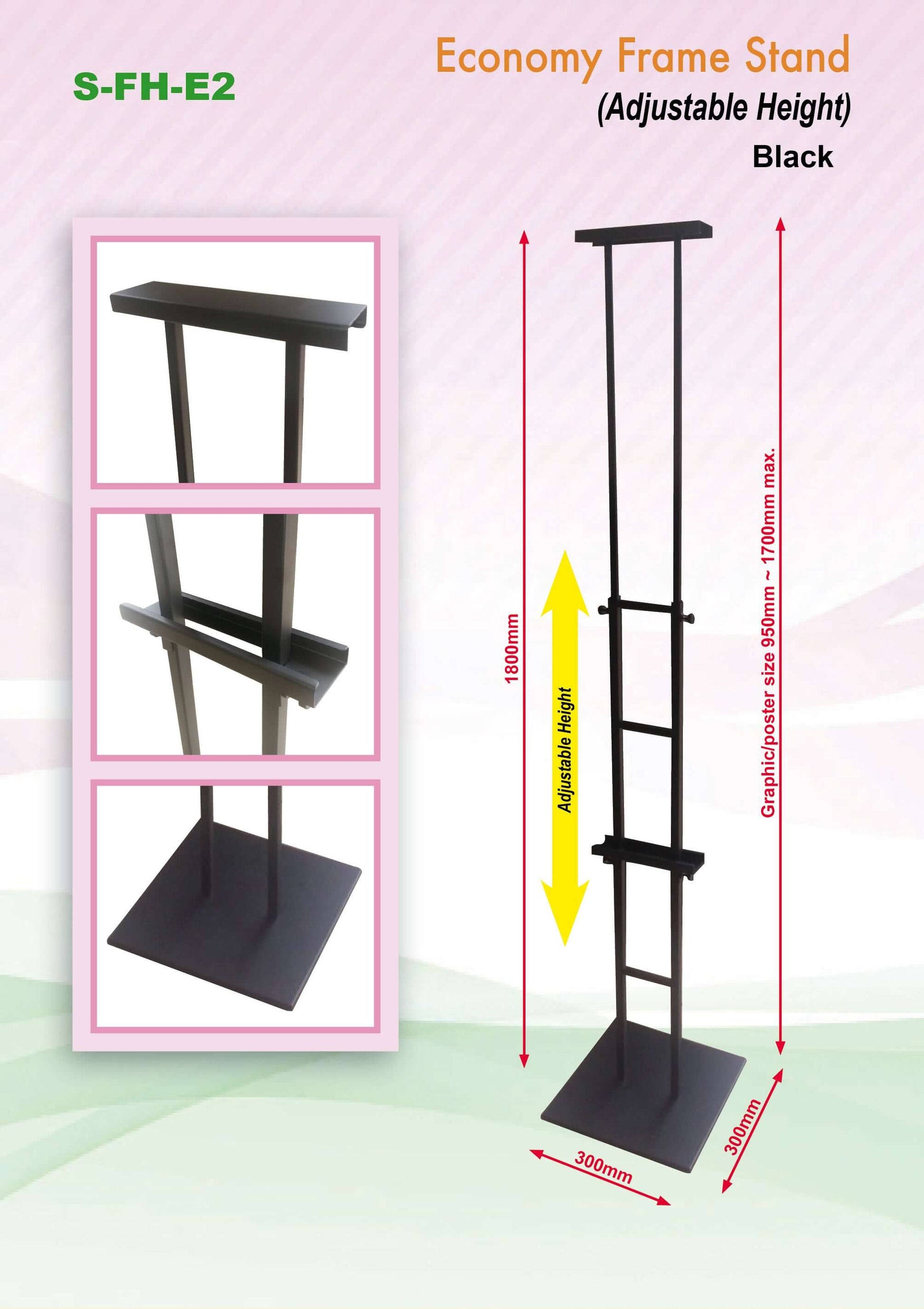 Adjustable Poster Metal Frame Stand Corporate Gifts Singapore